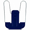 Подставка для книг и учебников BRAUBERG LINE+, металлическая, синяя, европодвес, 238071