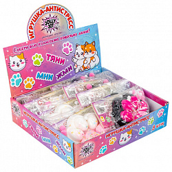 Игрушка-антистресс "МЕГА КОШАЧЬЯ ЛАПКА", 13х10 см, ассорти 2 цвета, дисплей, JOLLY JOT (ДЖОЛЛИ ДЖОТ), 665778