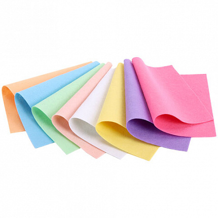 Цветной фетр МЯГКИЙ А4, 2 мм, 8 листов, 8 цветов, плотность 170 г/м2, пастельные цвета, ОСТРОВ СОКРОВИЩ, 660622