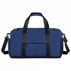 Сумка спортивная HEIKKI MOVE PLUS (ХЕЙКИ), отделение для обуви, синяя, 28х50х23 см, 273897