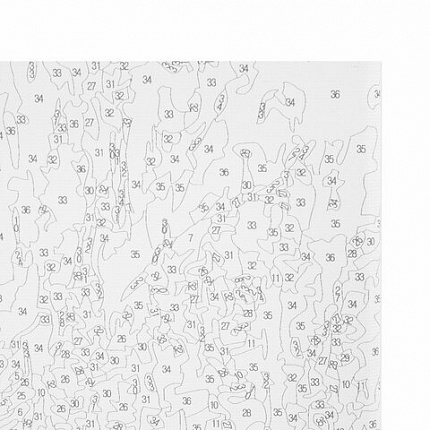 Картина по номерам 40х50 см, ОСТРОВ СОКРОВИЩ "Горная речка", на подрамнике, акрил, кисти, 663278