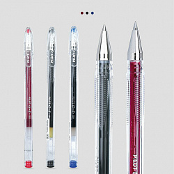 Ручка гелевая PILOT "G-1", СИНЯЯ, корпус прозрачный, узел 0,5 мм, линия письма 0,25 мм, BL-G1-5T