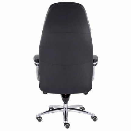 Кресло офисное "EPIK" A-181-G, мультиблок, натуральная кожа, черное