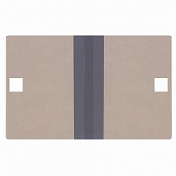 Папка архивная для переплета "Форма 21", 40 мм, с гребешками, БУРАЯ, 4 отверстия, завязки, STAFF, 111054