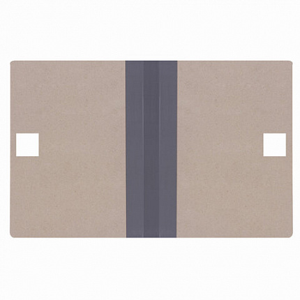 Папка архивная для переплета "Форма 21", 40 мм, с гребешками, БУРАЯ, 4 отверстия, завязки, STAFF, 111054