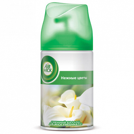 Сменный баллон 250 мл, AIRWICK "Нежные Цветы", для автоматических освежителей, универсальный, 224391