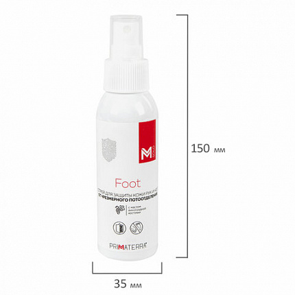 Спрей для рук и ног 100 мл M SOLO FOOT с триклозаном, против пота, 8950