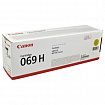Картридж лазерный CANON (069HY) i-SENSYS LBP673Cdw/MF752Cdw/MF754Cdw, желтый, ресурс 5500 стр., ОРИГИНАЛЬНЫЙ, 5095C002