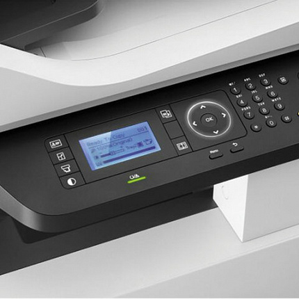 МФУ лазерное HP LaserJet M443nda "3 в 1 ", А3, 25 стр./мин., 50000 стр./мес., ДУПЛЕКС, АПД, сетевая карта, 8AF72A