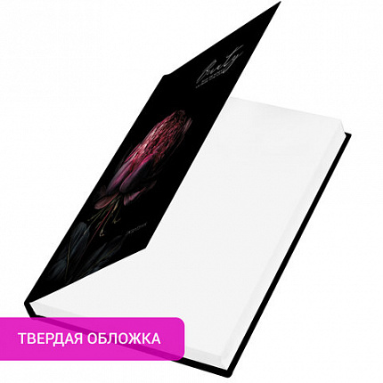 Ежедневник недатированный А5 145х215 мм, ламинированная обложка с фольгой, 160 л., STAFF, "Пион", 115566