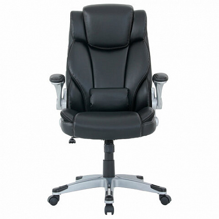 Кресло BRABIX PREMIUM "Phantom EX-553", рециклированная кожа, регулируемый подголовник, черное, 532940