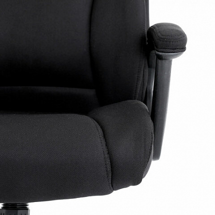 Кресло BRABIX PREMIUM "Adagio EX-551", ткань, пятилучие металл, черное, 532938