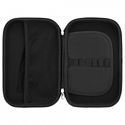 Пенал ЮНЛАНДИЯ большой, 1 отделение, 1 откидная планка, карман, полиэстер/EVA, 22х15х5 см, "Lucky gamer", 273196