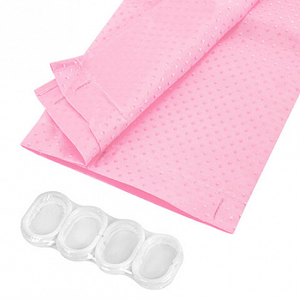 Шторка для ванной ПОЛИЭСТЕР, 180х180 см, кольца в комплекте, РОЗОВЫЙ БРИЛЛИАНТ, PRIMILA (ПРИМИЛА), 700092