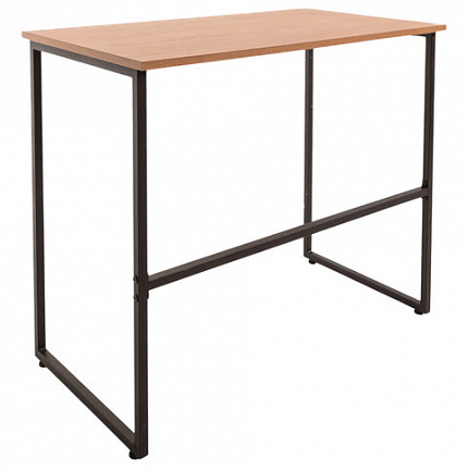 Стол BRABIX "SMART CD-020", 900х500х770 мм, ЛОФТ, металл/ЛДСП бунратти, каркас черный, 641950