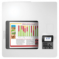Принтер лазерный ЦВЕТНОЙ HP Color LJ Enterprise M554dn, А4, 33 стр./мин., 80000 стр./мес., ДУПЛЕКС, сетевая карта, 7ZU81A