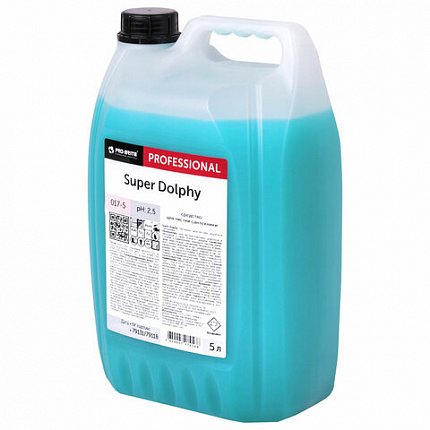 Средство для уборки санитарных помещений, 5 л, PRO-BRITE SUPER DOLPHY, кислотное, концентрат, 017-5