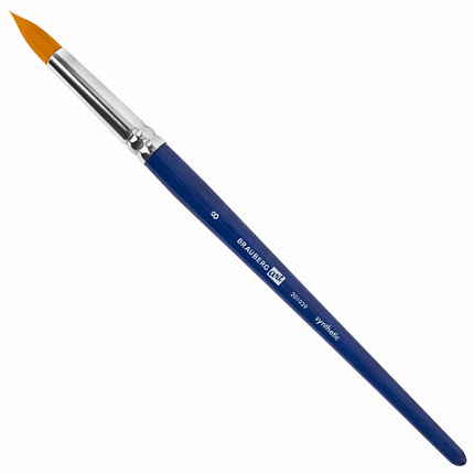 Кисти художественные набор 3 шт., синтетика (круглые № 4, 6,8), BRAUBERG ART DEBUT, 201039