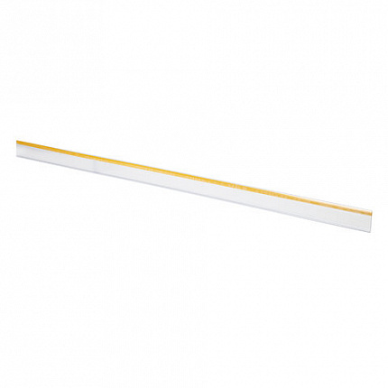 Ценникодержатели полочные самоклеящиеся прозрачные 1000 мм, КОМПЛЕКТ 10 шт., DBR39, 197265