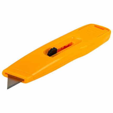 Нож универсальный мощный STAFF PRO, автофиксатор, ABS-пластик, 238734