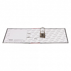 Папка-регистратор ОФИСМАГ, фактура стандарт, с мраморным покрытием, 75 мм, красный корешок, 225584