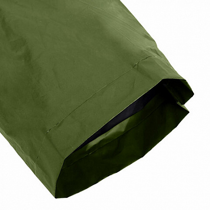 Дождевик плащ на кнопках, EVA, многоразовый прочный, чехол в комплекте, универсальный размер, зеленый, SHAMAANI (ШАМААНИ), 610933