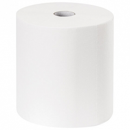 Полотенца бумажные рулонные 150 м, LAIMA (Система H1) PREMIUM, 2-слойные, белые, КОМПЛЕКТ 6 рулонов, 112505