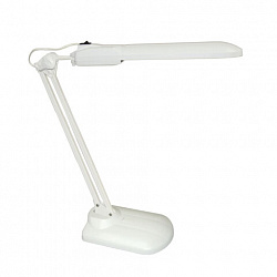 Настольная лампа светильник Дельта У на подставке, ЛЮМИНЕСЦЕНТНАЯ, цоколь 2G7, 11 Вт, белый