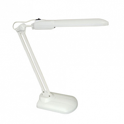 Настольная лампа светильник Дельта У на подставке, ЛЮМИНЕСЦЕНТНАЯ, цоколь 2G7, 11 Вт, белый