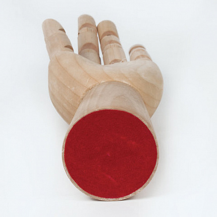 Манекен художественный BRAUBERG ART CLASSIC "РУКА", высота 30 см., мужская левая, дерево, 191296