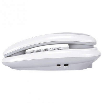 Телефон TEXET TX-236, тональный/импульсный режим, повтор, серый, 125840