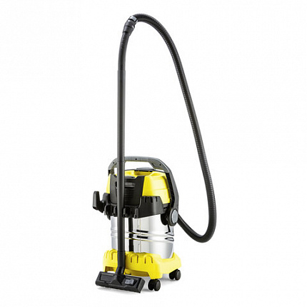 Пылесос хозяйственный KARCHER WD 5 S, мусоросборник 25л, мощность 1100Вт, желтый, 1.6, 1.628-350.0