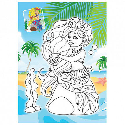 Раскраска с заданиями "Для мальчиков и девочек" с цветным фоном, А4, 16 стр., 21х29 см, АССОРТИ, ЛиС