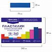 Пластилин классический BRAUBERG "АКАДЕМИЯ КЛАССИЧЕСКАЯ", 18 цветов, 360 г, СО СТЕКОМ, 106509