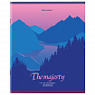 Тетрадь А5 48 л. BRAUBERG скоба, клетка, обложка картон, "Majesty" (микс в спайке), 404368