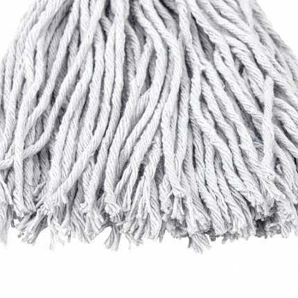 Насадка МОП веревочная для швабры, крепление еврорезьба, хлопок, длина 31 см, 220 г, LAIMA, 603789