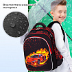 Рюкзак BRAUBERG KIDS MIND с пеналом в комплекте, 2 отделения, "Огненный путь", 40х28х18 см, 273177