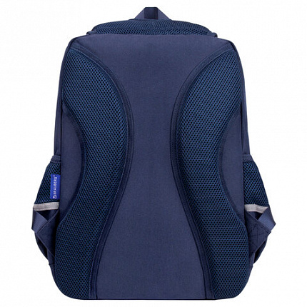 Рюкзак BRAUBERG STAR, 1 отделение, 5 карманов, "White eagle", синий, 40x29x13 см, 271427
