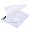 Тетрадь А5, 96 л., HATBER, скоба, клетка, Soft-touch ламинация, СОЛО "Малахит", 092749, 96Т5лВ1