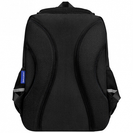 Рюкзак BRAUBERG STAR, 1 отделение, 5 карманов, "Digital tools", черный, 40x29x13 см, 273133