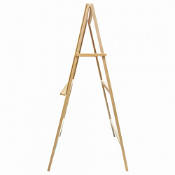 Мольберт напольный BRAUBERG ART CLASSIC "Хлопушка", планшет 60x60см, в собр.виде 60x120x5см, 190659