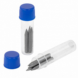 Грифели запасные для циркуля BRAUBERG, НАБОР 10 туб по 4 шт. (40 шт х 18 мм), HB, 2 мм, блистер, 210807