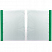 Папка 100 вкладышей STAFF, зеленая, 0,7 мм, 225715