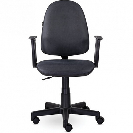 Кресло BRABIX "Prestige Start MG-312", эргономичная спинка, ткань, серое, 531923