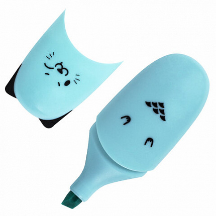 Набор текстовыделителей мини 12 ЦВЕТОВ BRAUBERG KIDS "CUTE CATS", линия 1-5 мм, 152437