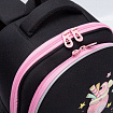 Ранец GRIZZLY анатомическая спинка, c брелоком, для девочек, "YUMMY", 36х28х20 см, RAz-586-14/1