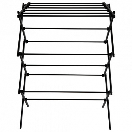 Сушилка напольная МИНИ для белья раскладная, 6 уровней, 10 метров, LAIMA HOME LADDER BLACK, 700473