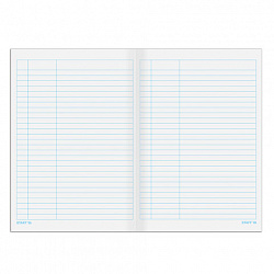 Книга учета 48 л., пустографка, обложка из мелованного картона, блок офсет, А4 200х290 мм, STAFF, 130212