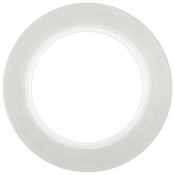 Многоразовая двухсторонняя прозрачная крепежная лента, скотч NANO tape, 2 м x 3 см, толщина 1 мм, WBZ (ВБЗ), 700425