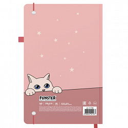 Скетчбук, слоновая кость 140 г/м2, 130х210 мм, 80 л., софт-тач, резинка, наклейки, FUNSTER (ФАНСТЕР), "Таро", 117785